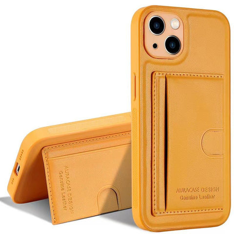 iPhone 14 Case with Card Holder and Kickstand Feature - Easy Gadgets