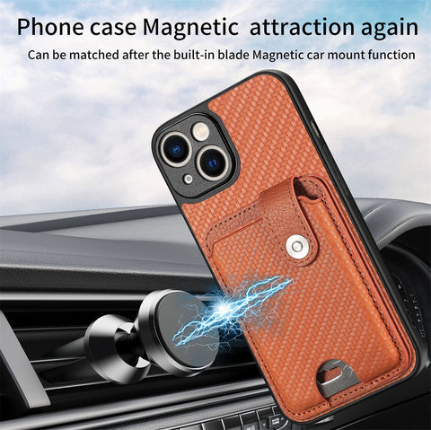 iPhone 14 Phone Case with RFID Blocking Card Holder - Easy Gadgets