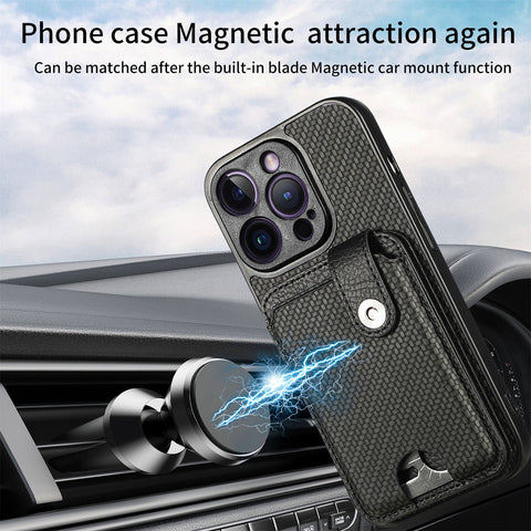 iPhone 14 Pro Max Phone Case with RFID Blocking Card Holder - Easy Gadgets