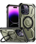 iPhone 14 Pro Max Rugged Phone Case with Built-in Kickstand, Magsafe Wireless Charging Compatible - Easy Gadgets