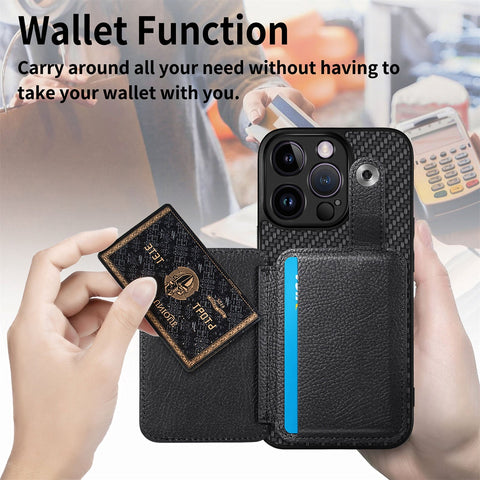 iPhone 14 Pro Phone Case with RFID Blocking Card Holder - Easy Gadgets