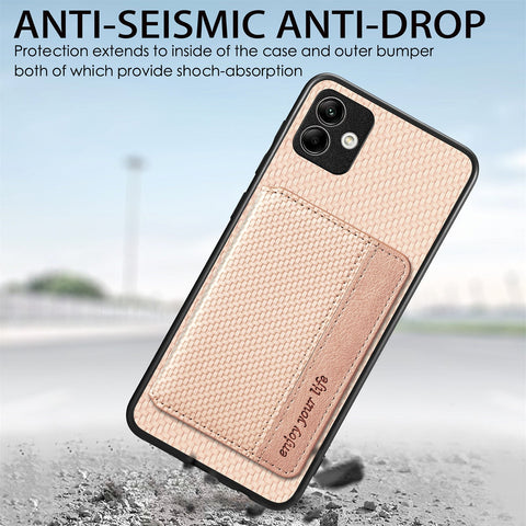 Samsung A04 Phone Case with RFID Blocking Magnetic Card Holder - Easy Gadgets