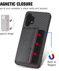 Samsung A33 Phone Case with RFID Blocking Magnetic Card Holder - Easy Gadgets