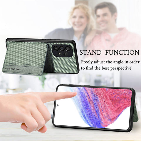 Samsung A53 Phone Case with RFID Blocking Magnetic Card Holder - Easy Gadgets