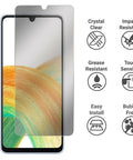Best Samsung Galaxy A33 Privacy Glass Screen Protector - Easy Gadgets