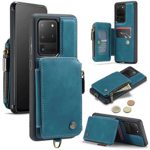 Samsung Galaxy S20 Ultra Case with Zipper Wallet, RFID Blocking Card Slots - Easy Gadgets