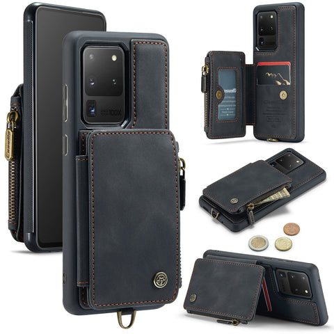 Samsung Galaxy S20 Ultra Case with Zipper Wallet, RFID Blocking Card Slots - Easy Gadgets