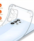 Samsung Galaxy S21 Clear Case with Shockproof TPU Air Cushion Corners - Easy Gadgets