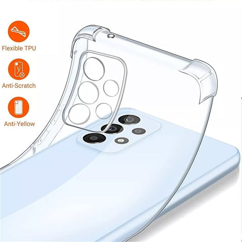 Samsung Galaxy S21 Clear Case with Shockproof TPU Air Cushion Corners - Easy Gadgets