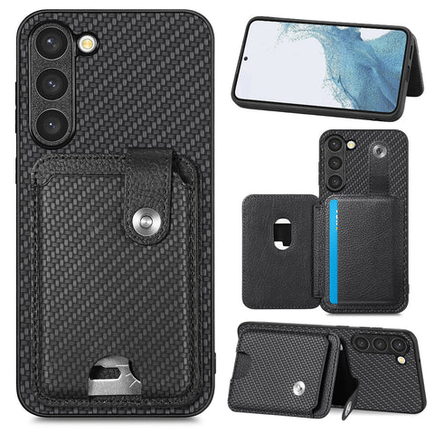 Samsung Galaxy S21 Phone Case with RFID Blocking Card Holder - Easy Gadgets