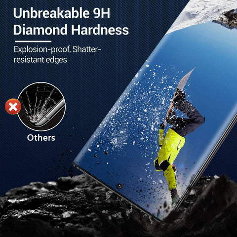 Precisely engineered screen protector, offering scratch and drop protection for Samsung Galaxy S21 Plus