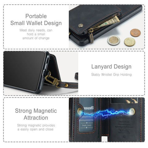 Samsung Galaxy S21 Ultra Case with Zipper Wallet, RFID Blocking Card Slots - Easy Gadgets