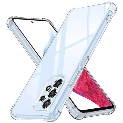 Samsung Galaxy S22 Clear Case with Shockproof TPU Air Cushion Corners - Easy Gadgets