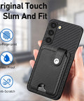 Samsung Galaxy S22 Phone Case with RFID Blocking Card Holder - Easy Gadgets