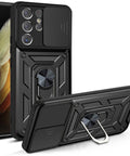 SAMSUNG Galaxy S22 Plus Strong magnetic phone case with kickstand and lens cover - Easy Gadgets