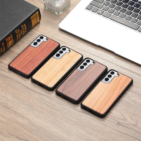 Samsung Galaxy S22 Series Phone Case Bamboo Wooden Texture Case (S22 Ultra/S22 Plus/S22) - Easy Gadgets