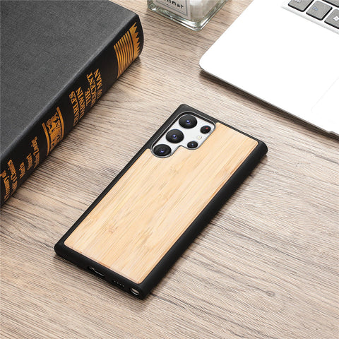 Samsung Galaxy S22 Series Phone Case Bamboo Wooden Texture Case (S22 Ultra/S22 Plus/S22) - Easy Gadgets