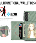 Samsung S22 Plus Phone Case with RFID Blocking Magnetic Card Holder - Easy Gadgets