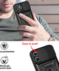 Strong magnetic phone case with kickstand and lens cover for iPhone 11 Pro - Easy Gadgets