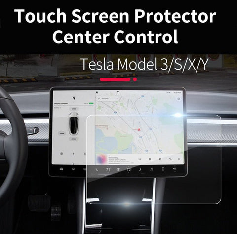 Touchscreen Protector for Tesla Model 3-Model Y 15 Inch Centre Control Touchscreen, 9H Tempered Glass Anti-Scratch - Easy Gadgets