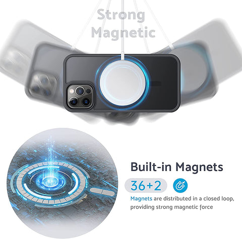 Translucent Matte Magnetic iPhone 11 Case (compatible with MagSafe) - Easy Gadgets