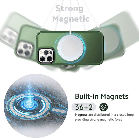 Translucent Matte Magnetic iPhone 12 Case (compatible with MagSafe) - Easy Gadgets