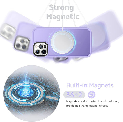 Translucent Matte Magnetic iPhone 12 Pro Case (compatible with MagSafe) - Easy Gadgets