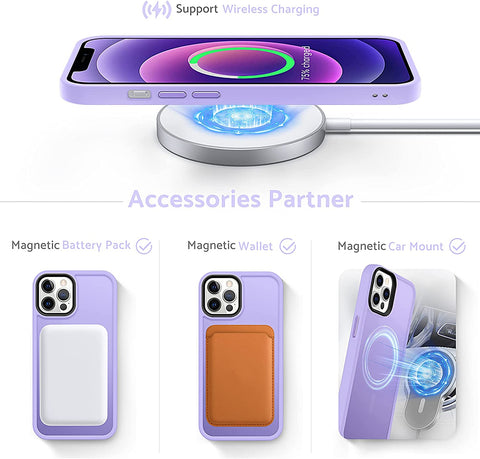 Translucent Matte Magnetic iPhone 12 Pro Case (compatible with MagSafe) - Easy Gadgets