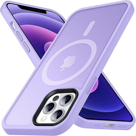 Translucent Matte Magnetic iPhone 12 Pro Max Case (compatible with MagSafe) - Easy Gadgets